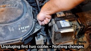 Fiat Punto 2000 -  1.2 Petrol - Engine working with only two cylinders.