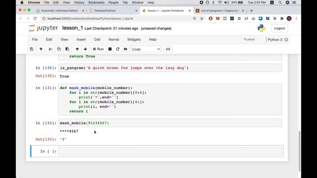 Learn all the fundamentals of Python in 2.5 hours!!! Plus a ton of coding exercises.