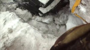 Трактор КИРОВЕЦ. Как выехать, если застрял в снегу, (один из способов). How to get out of the snow?