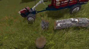 Farming Simulator 2017 - Привез бабушке полный мотоблок дров на зиму!!!