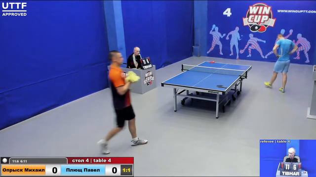 23:10 Опрыск Михаил (3:1) Плющ Павел стол 4 ЮГ-4 25.06.21 смотреть онлайн