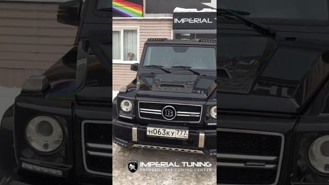Тюнинг Mercedes G Brabus накладка на крышу карбон смотреть онлайн