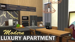 Роскошная Квартира [Хаким Хаус, 121] | THE SIMS 4 | Без CC | Строительство в Симс 4 | Stop Motion