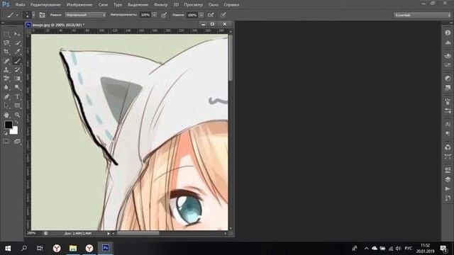 Учим Ксюшу рисовать на графическом планшете! смотреть онлайн