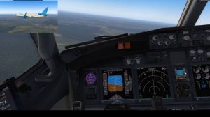 Отказ управления на взлете B-737-800(Zibo)