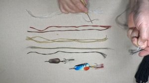 Материал ? для опушки тройников приманок!