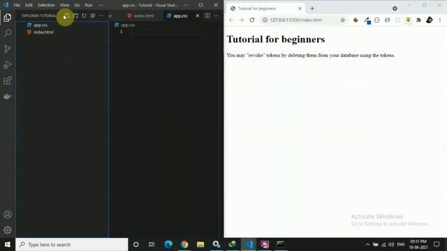 How to import css js in html for beginners смотреть онлайн
