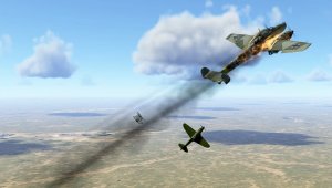 Боевой вылет эскадрильей  ЛаГГ-3,  перехват штурмовиков.