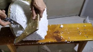 сделать пенопластовый большой шар за 10 минут!