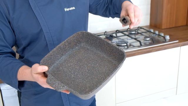 Обзор: Сковорода квадратной формы с антипригарным покрытием (посуда Мечта™)