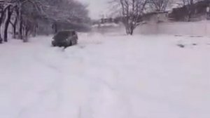 Логан на 16ках по снегу