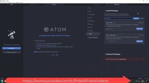 русификация текстового редактора atom