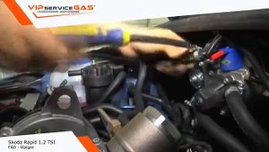 Установка ГБО на Skoda Rapid 1.2 FSI - Elpigaz. Газ на Шкода Рапид