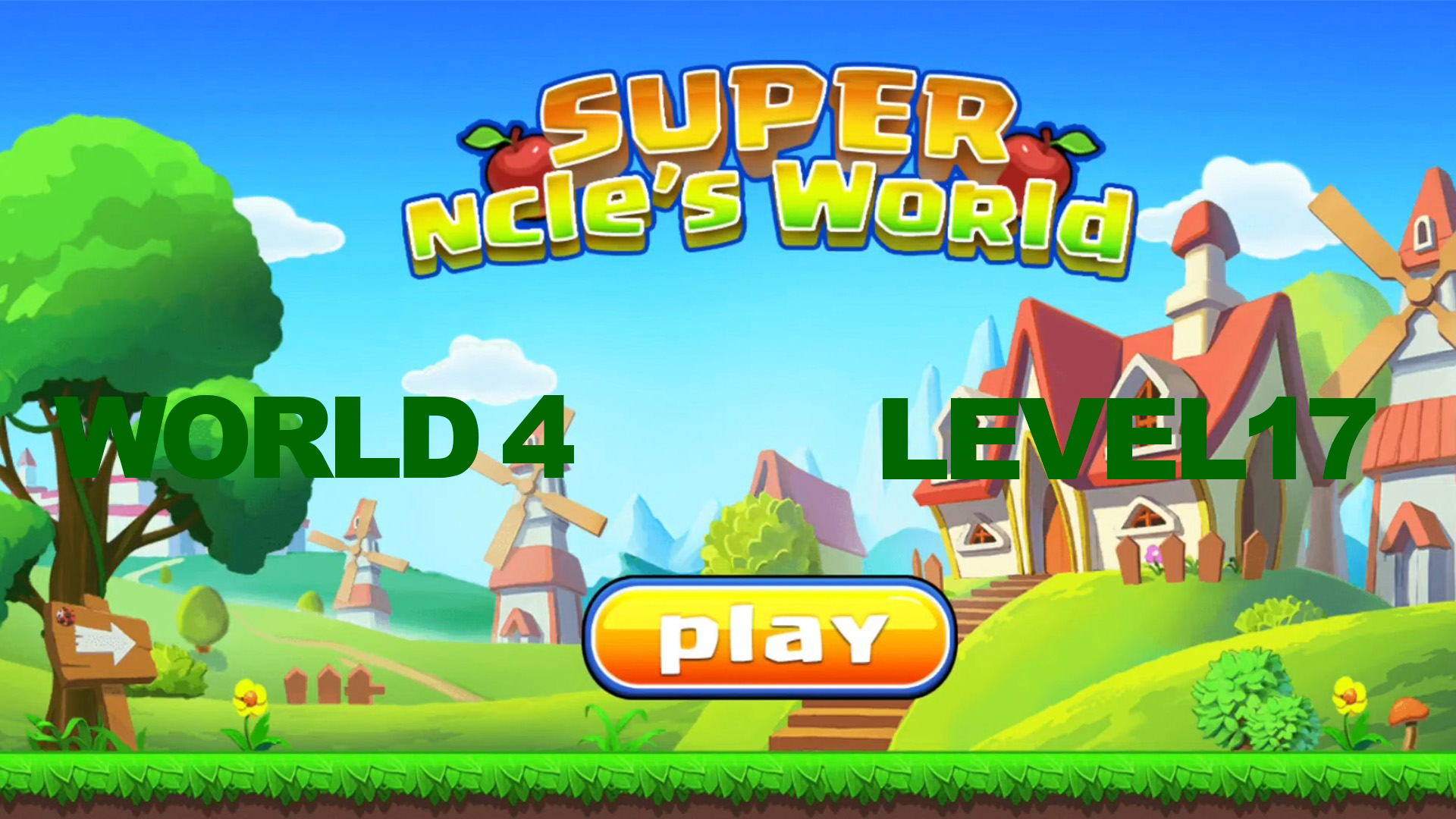 Super ncle's  World 4. Level 17.