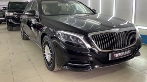 Mercedes S 222 Maybach - полировка и нанесение керамики, полная химчистка салона