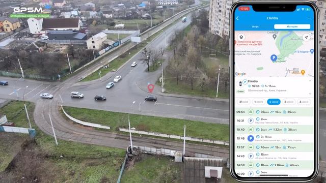 Монтаж GPS трекера GPSM U7 на авто Hyundai Elantra