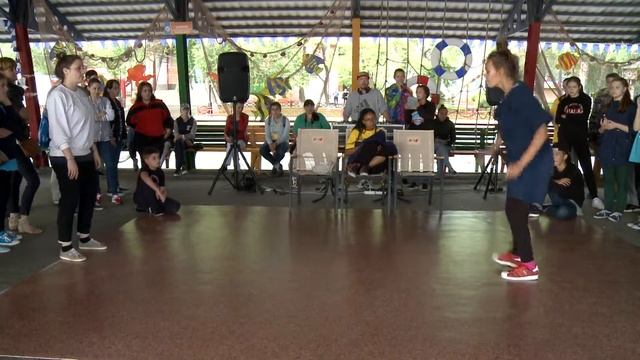 Цурикова Вика - Работягина Вика. 1/4 финала HIP-HOP Танцевальная лихорадка 2015 смотреть онлайн