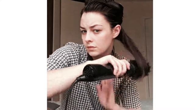 Easy Hair drying technique! Babyliss big hair rotating brush