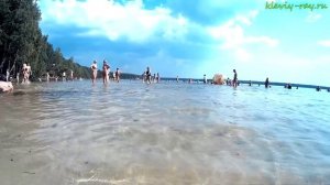 Отдых в Беларуси. На пляж с детьми в выходные. Озеро Белое. Нарочанский парк.