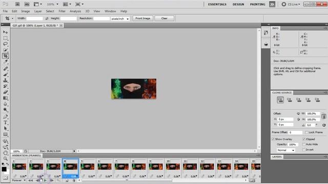Ps tutorial - How to crop and resize a gif in 1 minute смотреть онлайн