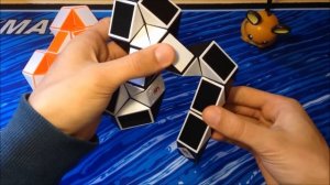 Фигуры из змейки Рубика:Цветок(#14)HD