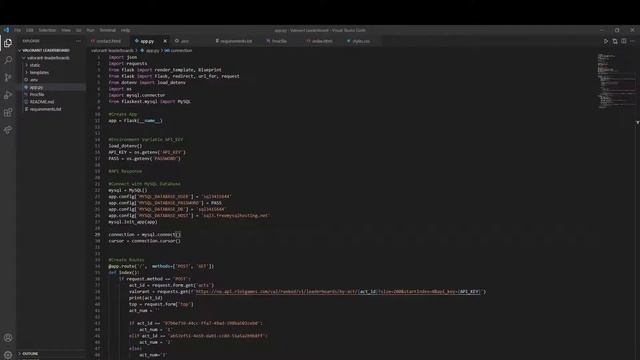 Valorant Leaderboard Website (Riot API/ Flask) смотреть онлайн