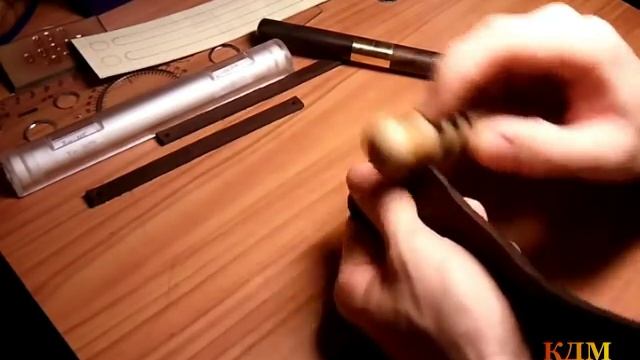Стильный браслет из кожи своими руками-2.КДМ Булат. смотреть онлайн