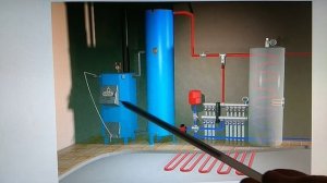 Критическое нарушение установки твердотопливного котла без гидроразделителя.