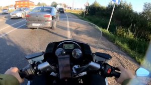 По извилистому Пятницкому ш. на Kawasaki gtr 1400