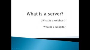 what is a webhost, webserver, website?