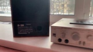 усилитель "Радиотехника у7101" и колонки "Радиотехника s30"