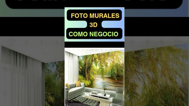 como hago un foto mural en 3D