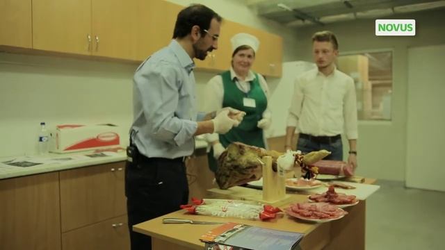 Мастер класс по нарезке Хамона в NOVUS смотреть онлайн