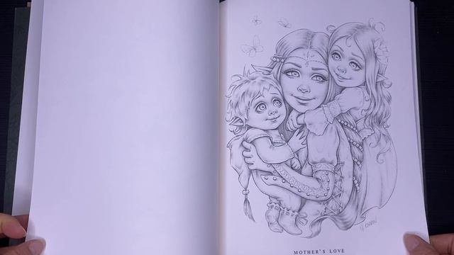 Wildflower Folk Coloring Book Flip Through | Christine Karron