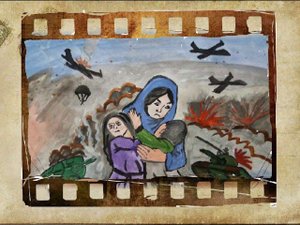 Великая Отечественная война в детских рисунках