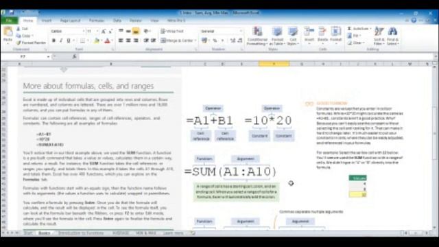 Excel Training: 01. Formula and Functions - Introduction, sum, avg, min-max #ExcelBasic #LearnExcel