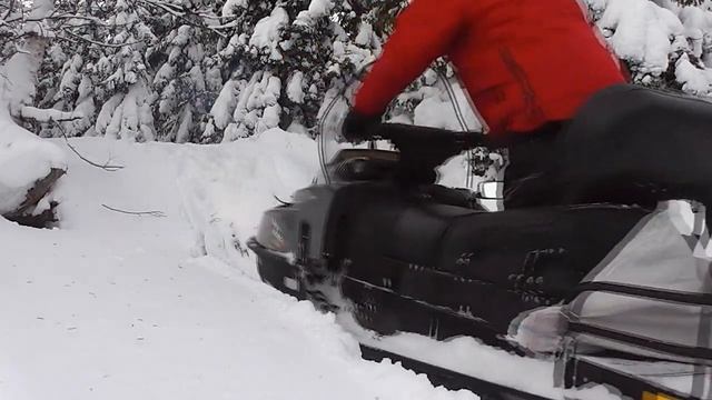 На снегоходе по целине на гору Острая. смотреть онлайн