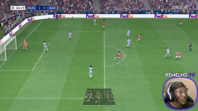 FIFA 22 MAN UTD CAREER MODE #74 - UEFA CHAMPIONS LEAGUE FINAL VS BARCA смотреть онлайн
