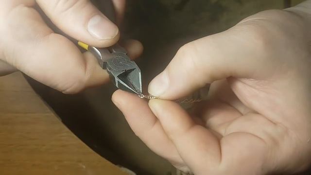 Эксклюзивное плетение цепочки, не требующей пайки, Золото 5гр