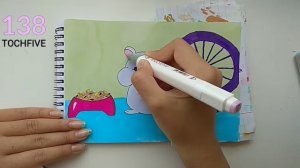 КАК НАРИСОВАТЬ ХОМЯКА МАРКЕРАМИ/МАРКЕРЫ TOUCHFIVE