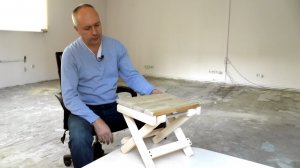 Раскладной деревянный стульчик
