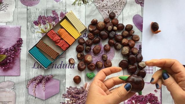 Сlay snail and turtle from horse chestnuts - kids autumn crafts смотреть онлайн