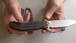 Анодирование титана на ножах