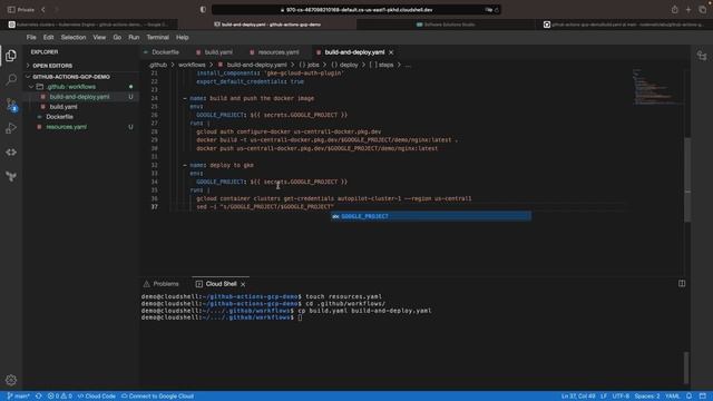 Deploying to Google Kubernetes Engine with GitHub Actions смотреть онлайн