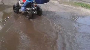 Электроквадроцикл 36V 500W и грязь