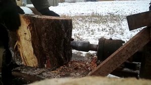 дровокол винтовой от мини трактора синтай 180
