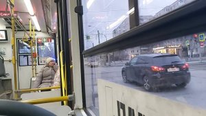 Троллейбус, маршрут №47 ТролЗа-5265.00 "Мегаполис" б.1349 (13.03.2020) Санкт-Петербург