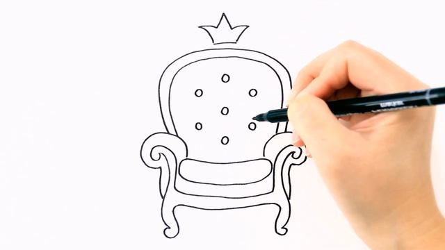 Как нарисовать стул / Мультик раскраска для детей / Раскрась Ка смотреть онлайн