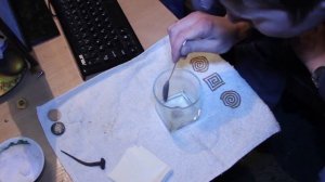 Чистка монет медно-цинко-никелевый сплав. Самый лучший способ чистки.