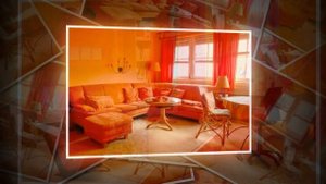 Оранжевый цвет в комнате | Orange in the room